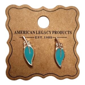 Leaf stud earrings American Legacy Products